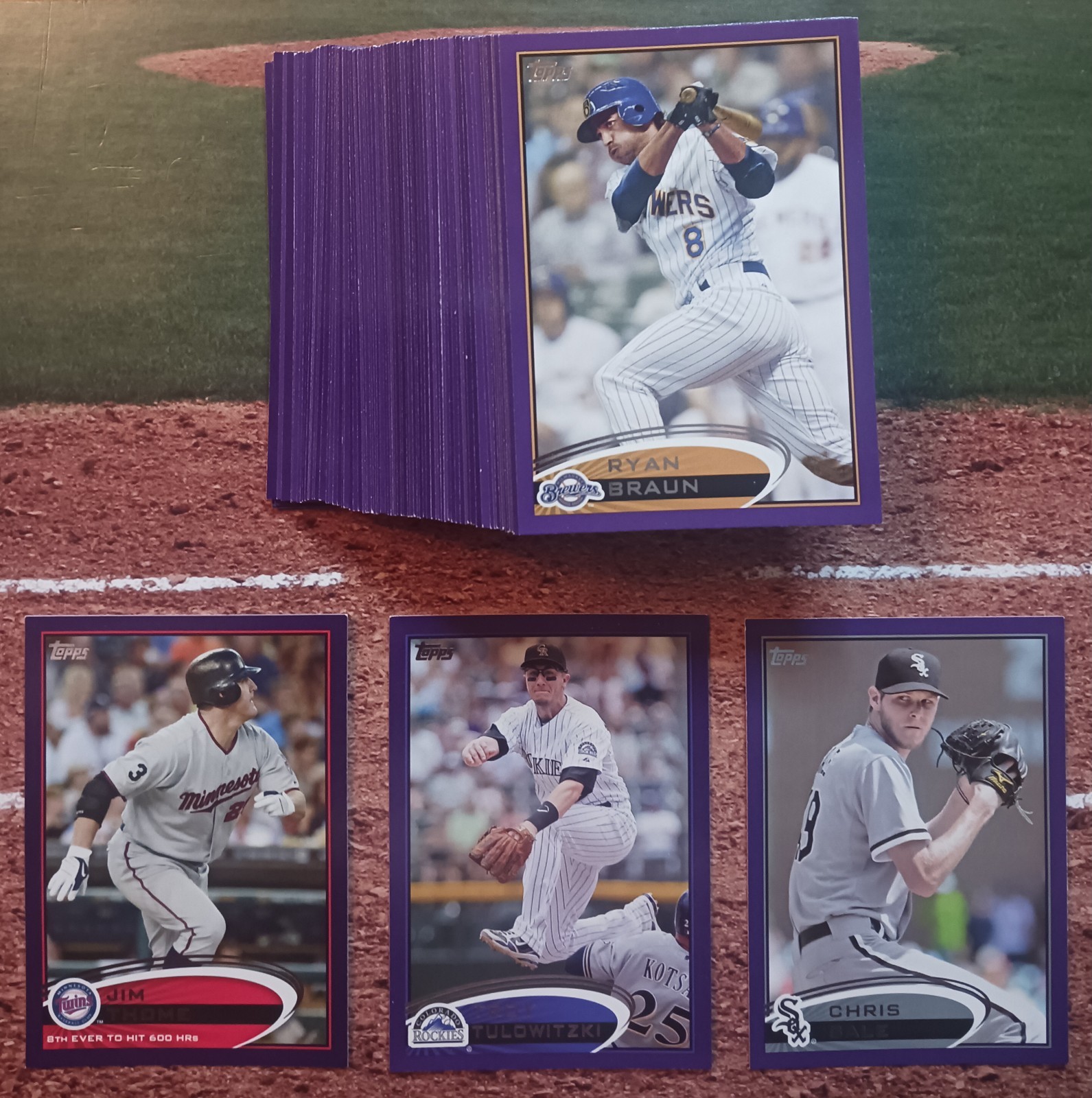 2012 Topps Baseball – Toys R Us Purple Border Commons – Pick 1-330 NM-MT
