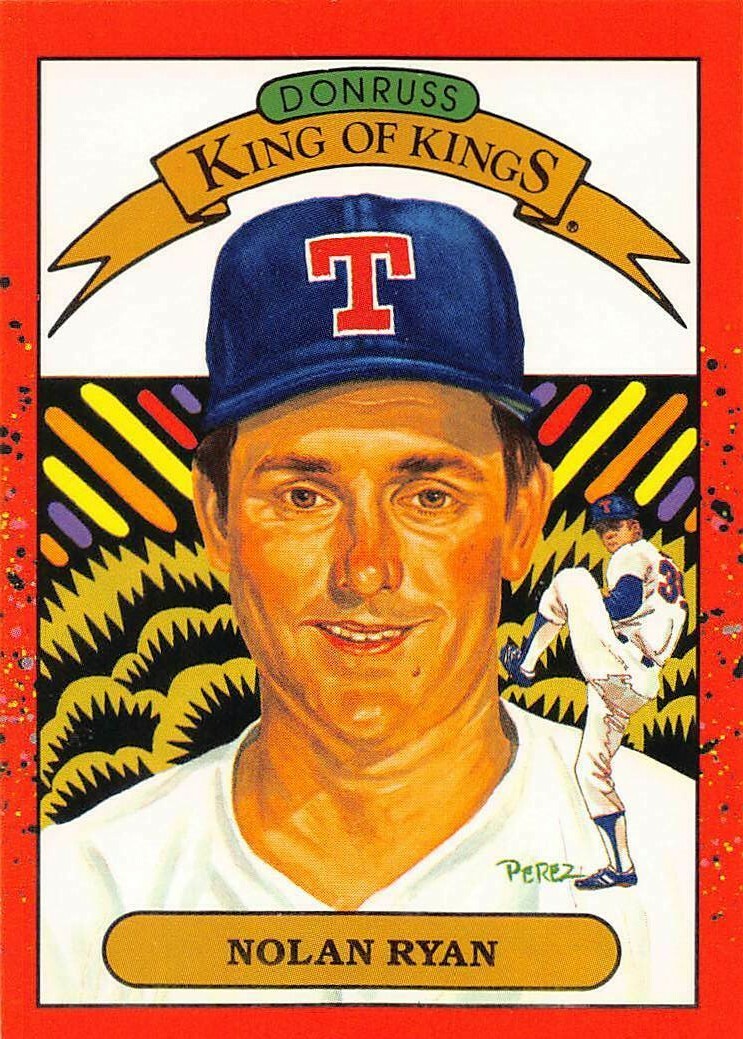 1990 Donruss #665 Nolan Ryan Texas Rangers 🔥⚾🔥