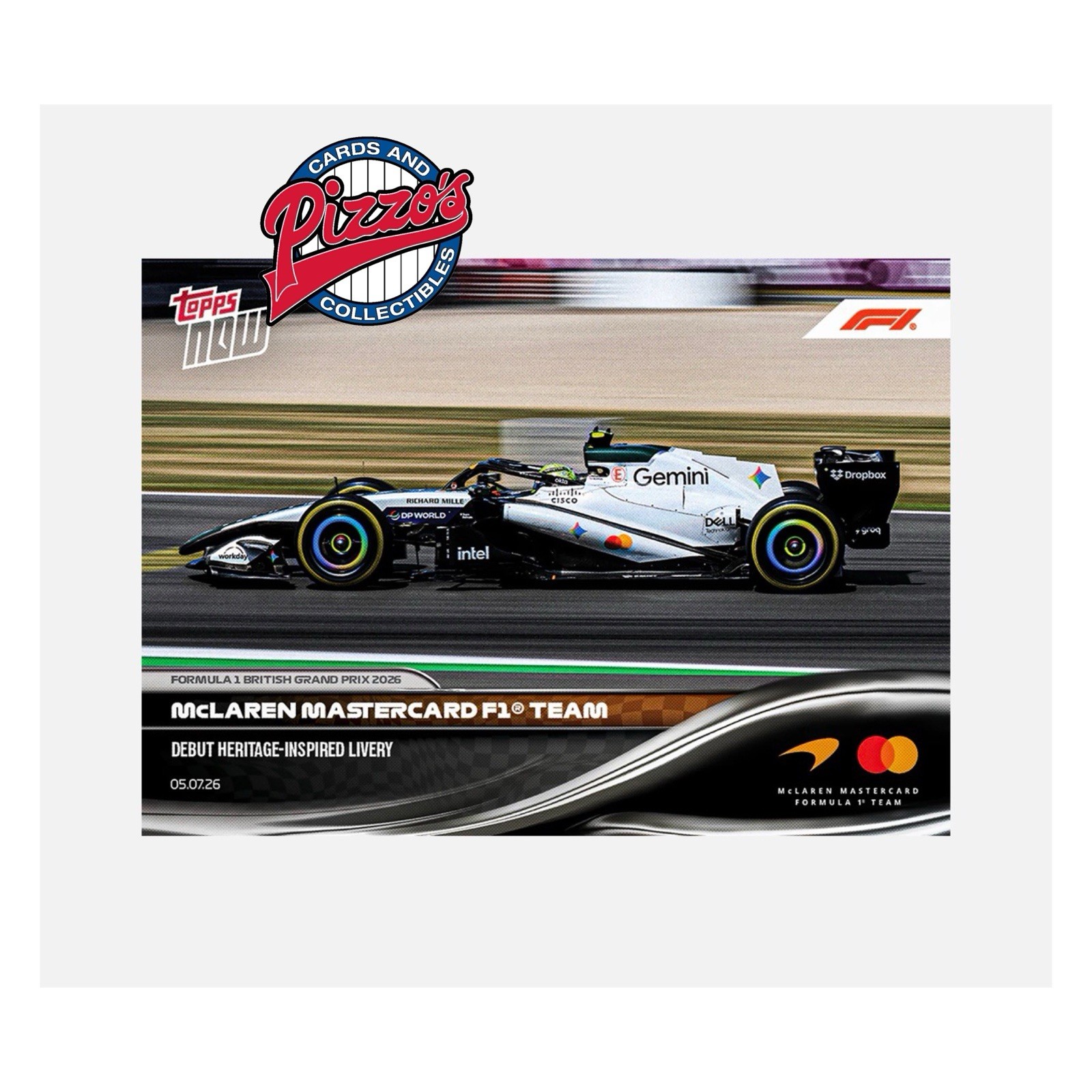 McLaren Mastercard F1 Team – 2026 Formula 1 Topps NOW Card 47 Presale